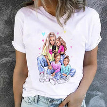 Load image into Gallery viewer, Mother&#39;s Day T Shirt Super Cute Mama And Girls
