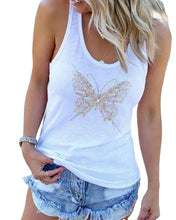 Load image into Gallery viewer, Basic Butterfly Print Tank Top
