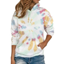 Load image into Gallery viewer, Tie Dye Print Hoodie Loose Casual Sweatshirt
