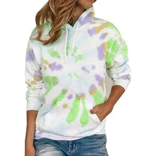 Load image into Gallery viewer, Tie Dye Print Hoodie Loose Casual Sweatshirt

